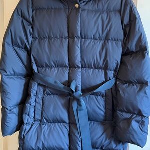 Crewcuts Girls Navy Puffer Coat